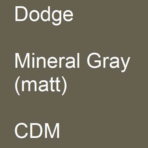 Dodge, Mineral Gray (matt), CDM.